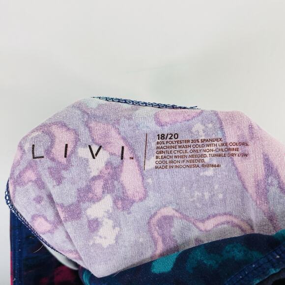 Livi Active Lane Bryant Plus Size 18 20 High Rise Soft 7/8 Leggings With Pockets - Picture 5 of 5